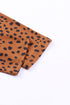 Leopard Long Sleeve Babydoll Dress